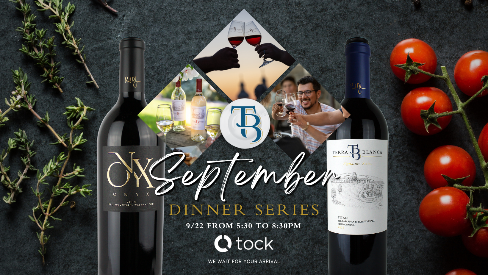 September 22 Dinner Series at the Terra Blanca Vineyard Grill